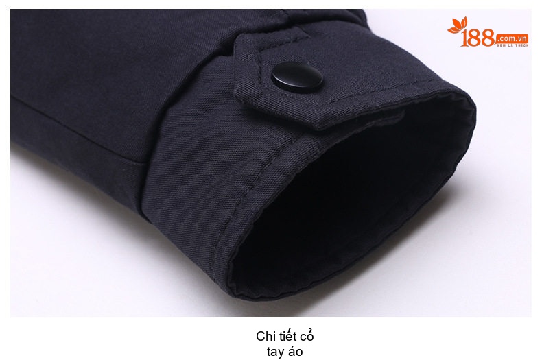 Áo Khoác Cotton Nữ Dáng Ngắn Lót Lông Cổ Lông Màu Đen, Xanh Rêu chi tiết 32
