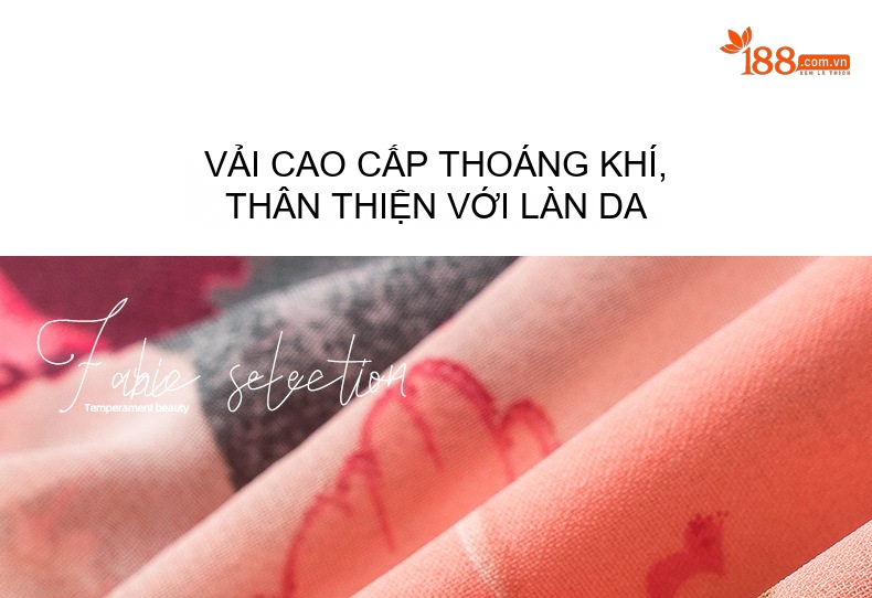 Váy Voan Hoa Nhí Nữ Dáng Dài Thắt Eo Phong Cách Thanh Lịch Màu Hồng chi tiết 7