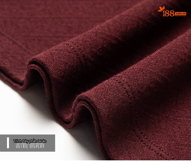 Áo Polo Nam Tay Dài Dệt Kim Cashmere Chống Nhăn Màu Đen, Đỏ Rượu Vang, Xám chi tiết 23