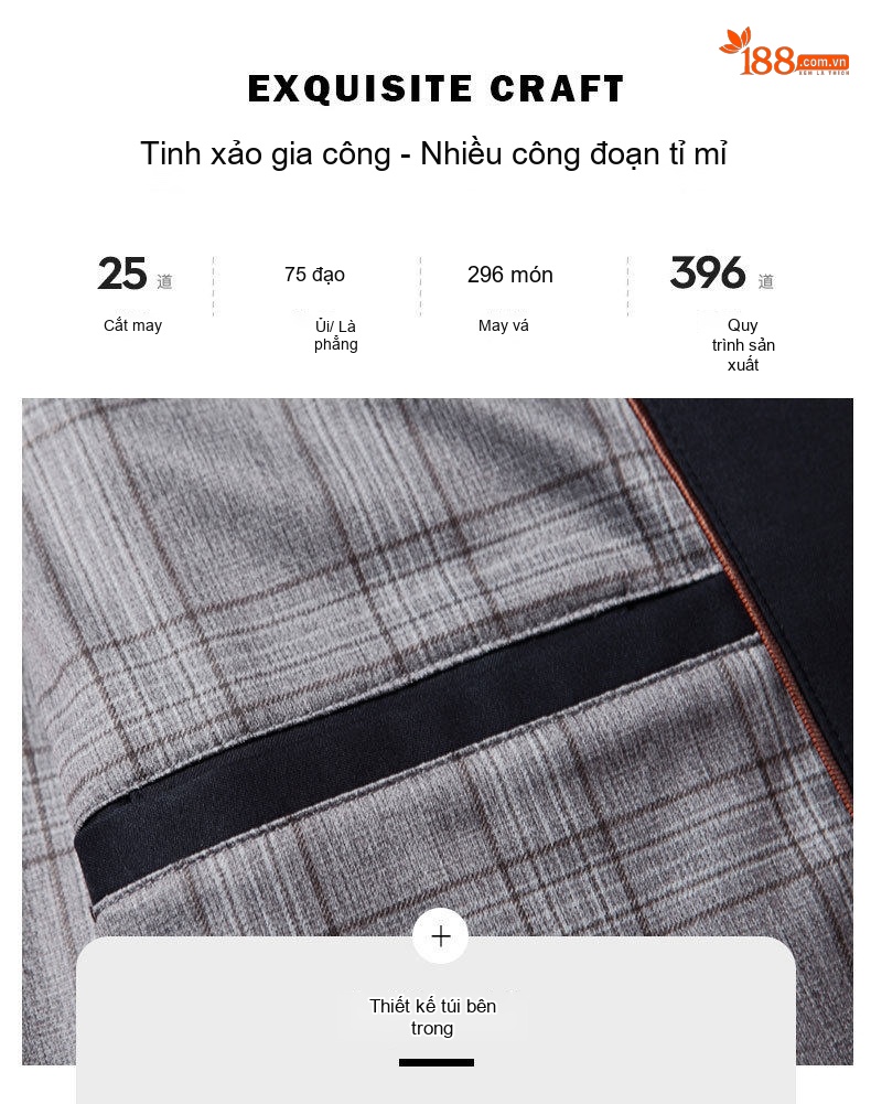 Áo Khoác Gió Nam Trung Niên Lụa Tơ Tằm Cổ Bẻ Phong Cách Doanh Nhân Màu Đen chi tiết 5