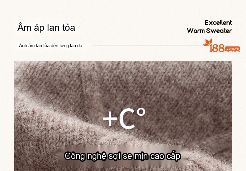 Áo Len Nam 100% Lông Cừu Cổ Tròn Họa Tiết Trám Ấm Áp Màu Be, Xám Đậm, Xám chi tiết 3