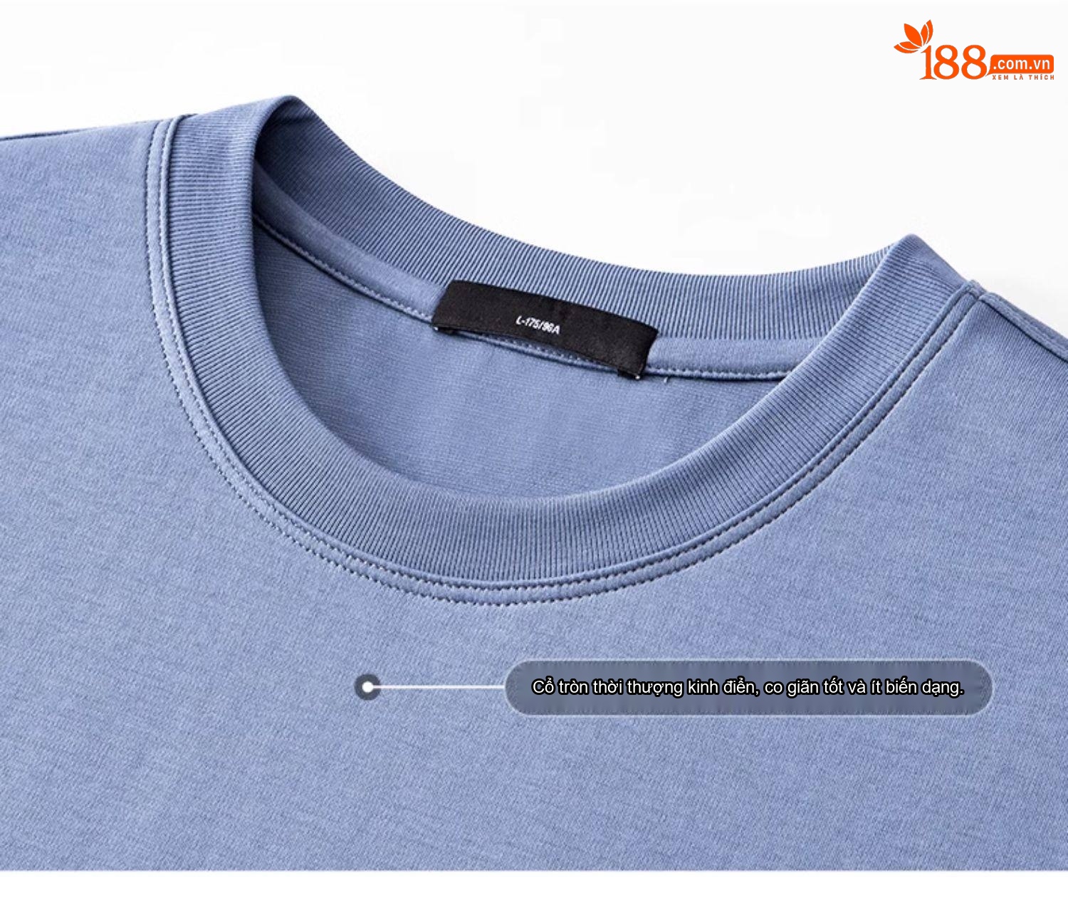 Áo Thun Dài Tay Nam Cotton Lụa Mềm Mại Form Rộng Màu Xanh Navy, Xám, Đen, Nâu chi tiết 33