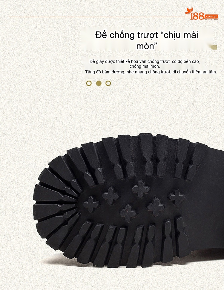 Boot Nữ Da Bò Cổ Lửng Phong Cách Anh Chiều Cao Đế Khoảng 4cm Màu Nâu, Đen chi tiết 4