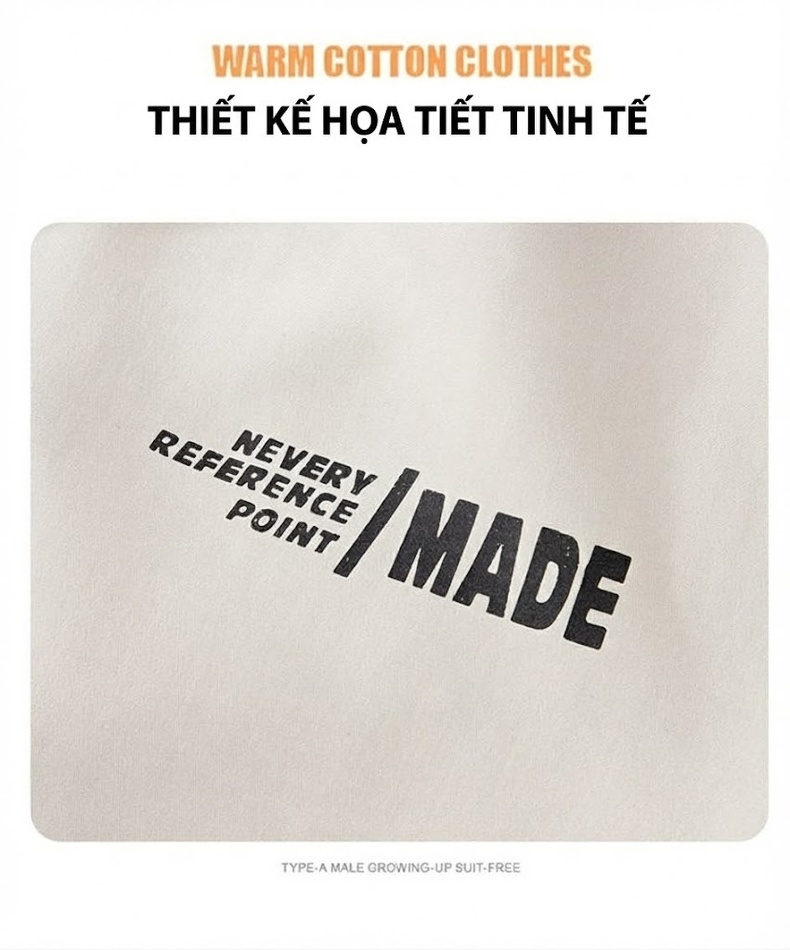 Áo Khoác Nam Dáng Bomber Lót Lông Cừu Non Dày Dặn Hai Mặt Khóa Kéo Màu Đỏ, Đen, Xanh Lá, Nâu... chi tiết 3