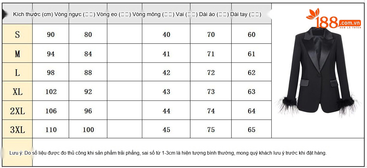 Bộ Vest Nữ Áo Blazer Quần Dài Cổ Điển Viền Lông Đà Điểu Phong Cách Châu Âu Màu Đen, Trắng, Hồng chi tiết 1