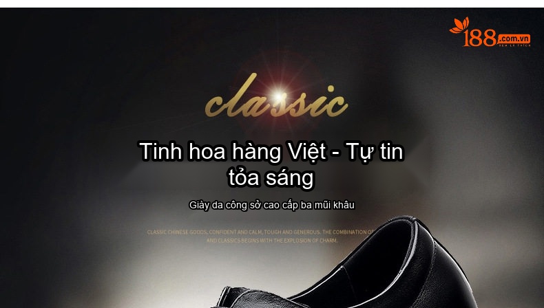 Giày Tây Buộc Dây Nam Da Thật Tăng Chiều Cao 6cm Phong Cách Công Sở Màu Đen chi tiết 2