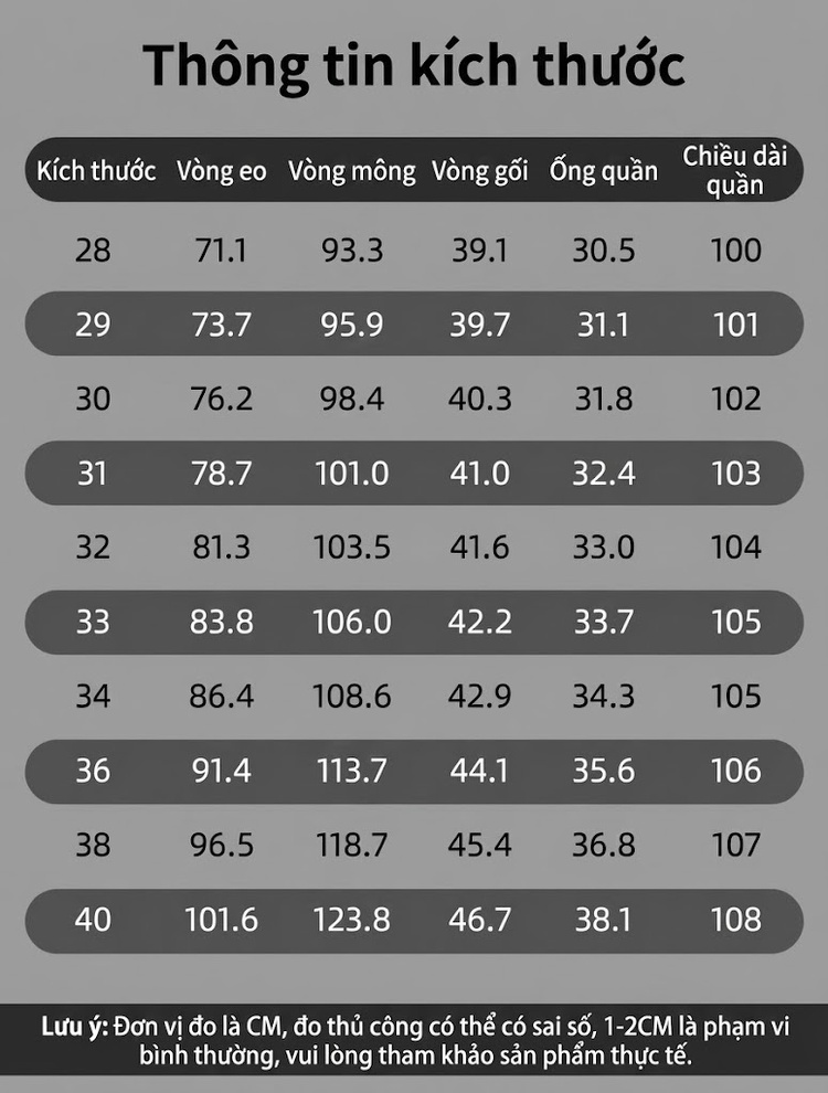 Quần Jean Dáng Suông Nam Cotton Cao Cấp Màu Đen, Xám... chi tiết 23