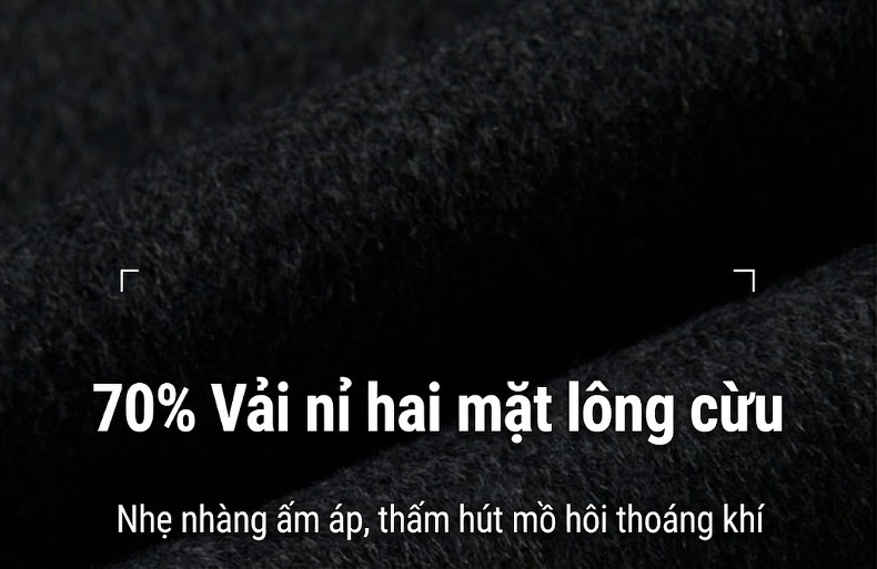 Áo Khoác Nam Lông Vũ Lót Nỉ Dày Dặn Tháo Rời Màu Xám chi tiết 3