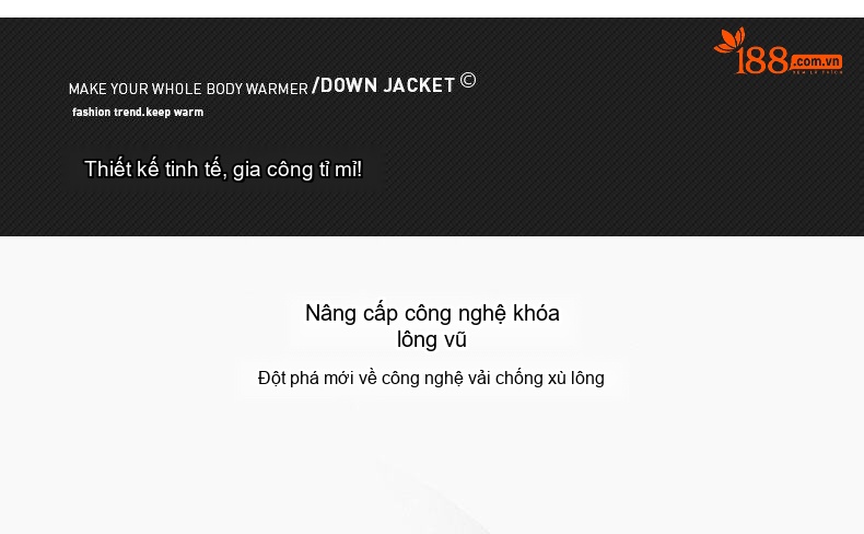 Áo Phao Nam Dáng Dài Có Mũ Lót Lông Cỡ Lớn Dày Dặn Giữ Ấm Phong Cách Công Sở Màu Đen, Trắng Kem, Xanh... chi tiết 3