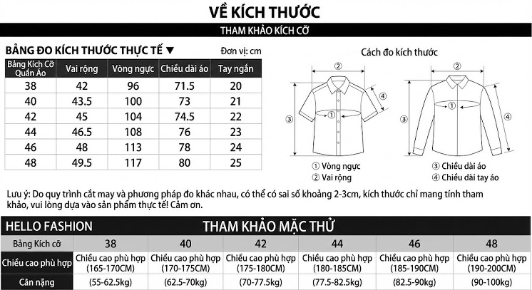 Áo Sơ Mi Nam Tay Ngắn Cotton Cổ Bẻ Thiết Kế U Cài Khuy Phong Cách Hàn Quốc Màu Trắng, Đen chi tiết 4