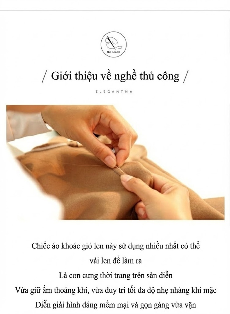 Áo Khoác Nam Ca Rô Ngắn Tay Dài Chất Liệu Lông Cừu Hai Mặt Dày Dặn Màu Nâu, Xám chi tiết 2
