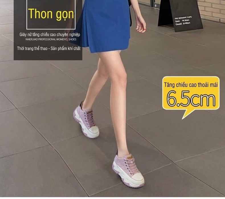 Giày Lười Nam Nỉ Phong Cách Anh Chiều Cao Đế Khoảng 2cm Màu Nâu, Đen, Vàng chi tiết 1
