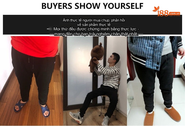 Quần thể thao nam lót lông cừu non dày dặn giữ ấm mùa đông chi tiết 1