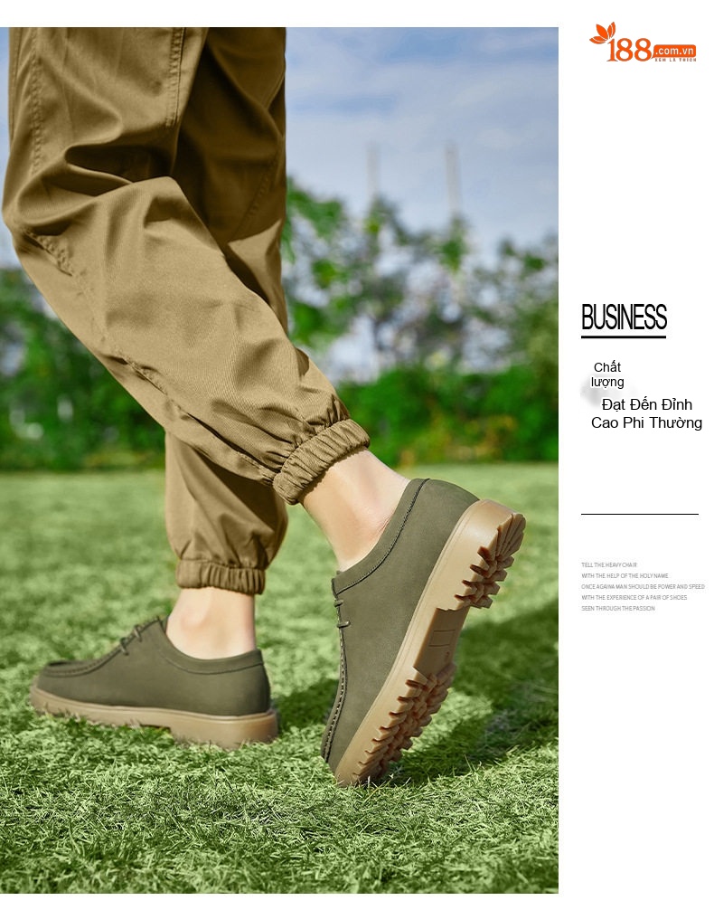 Giày Oxford Nam Giày Da Mờ Buộc Dây Phong Cách Nhật Bản Chiều Cao Đế Khoảng 3cm Màu Đen, Nâu, Xám, Xanh... chi tiết 11