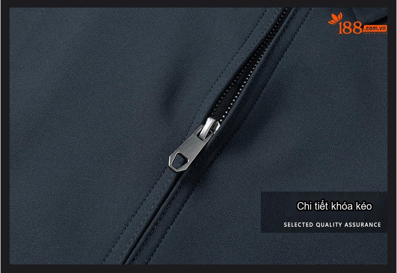 Áo Khoác Nam Cổ Bẻ Khóa Kéo Kiểu Dáng Công Sở Màu Xanh Navy, Nâu, Đen chi tiết 22