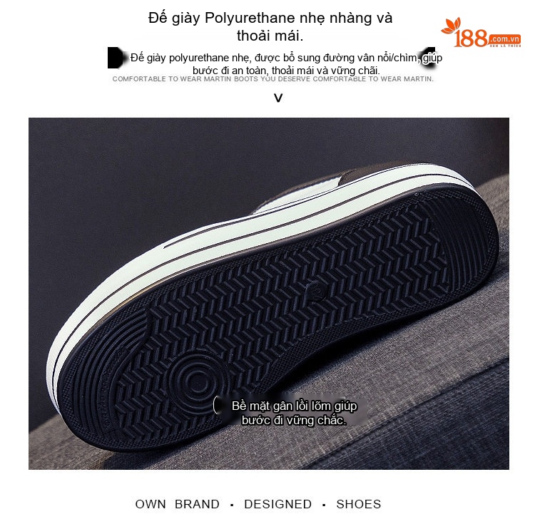 Giày Thể Thao Nữ Đế Cao 8cm Giày Bánh Mì Da Bò Buộc Dây Màu Trắng, Đen chi tiết 13
