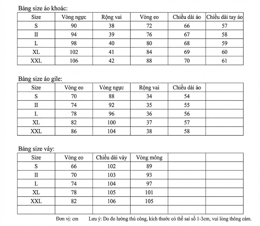 Bộ Vest Nữ Công Sở Áo Gile Quần Ống Đứng Phong Cách Thanh Lịch Màu Kem chi tiết 1