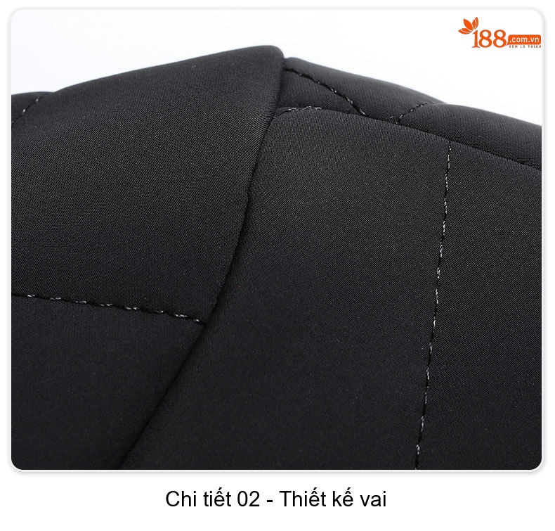 Áo Khoác Bông Nam Trung Niên Dáng Dài Vải Dệt Cổ Bẻ Màu Đen, Xanh Navy chi tiết 22