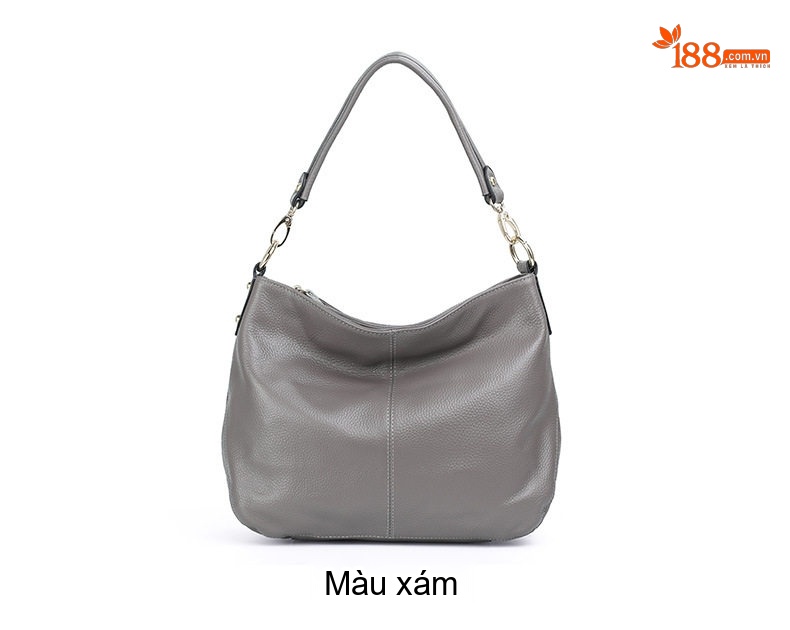 Túi Đeo Vai Nữ Da Bò Mềm Túi Tote Túi Đeo Chéo Màu Xám chi tiết 5