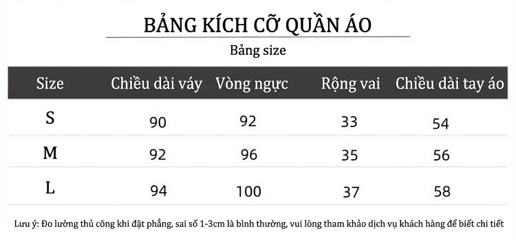 Váy Dệt Kim Nữ Tay Dài Cổ chữ V Hai Hàng Nút Thắt Eo Phong Cách Tiểu Thư Màu Đen, Trắng chi tiết 1