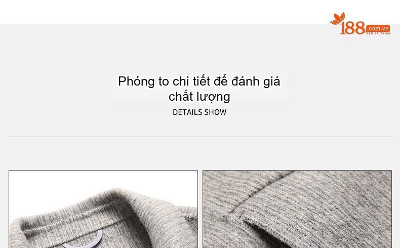 Áo Khoác Nam Alpaca Lông Cừu Dáng Ngắn Dáng Rộng Màu Xám, Đen chi tiết 24