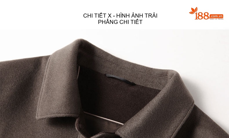 Áo Khoác Nam Dệt Kim Lông Cừu Cổ Bẻ Phong Cách Công Sở Màu Nâu, Đen chi tiết 13