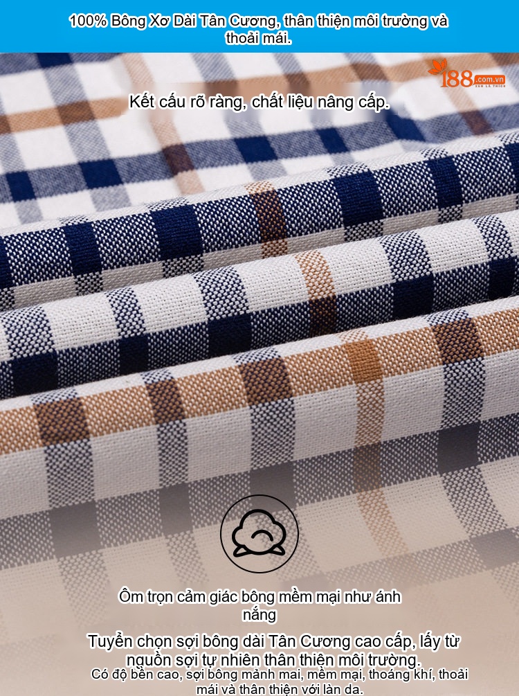 Áo Sơ Mi Tay Dài Cotton Oxford Dáng Rộng Thoải Mái Màu Trắng, Xám, Xanh, Đỏ... chi tiết 3