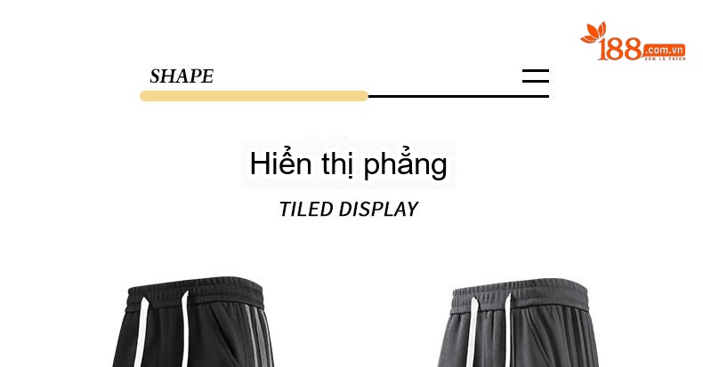 Quần thể thao dáng suông nam phong cách Mỹ ống suông rộng chi tiết 20
