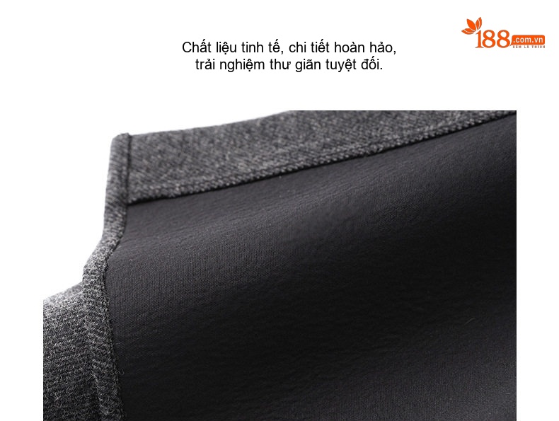 Váy liền thân Nữ Dáng Xòe Thu Đông Chất Liệu Len Lông Cừu Họa Tiết Xương Cá Eo Ôm Phong Cách Pháp Màu Xám chi tiết 11