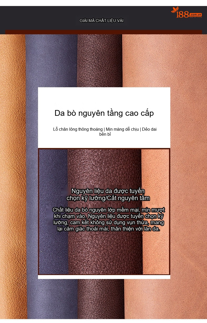 Boot Nam Da Bò Cao Cổ Chiều Cao Đế Khoảng 3cm Dáng Chelsea Màu Đen, Nâu chi tiết 5