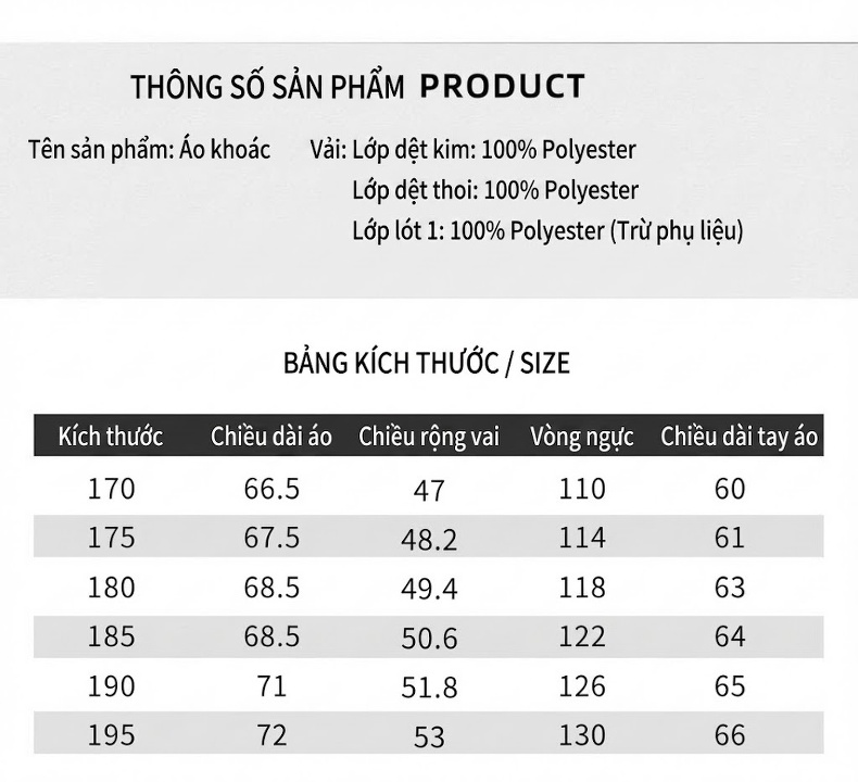 Áo Khoác Cổ Bẻ Nam Dáng Suông Màu Xanh Navy, Đen, Be chi tiết 7