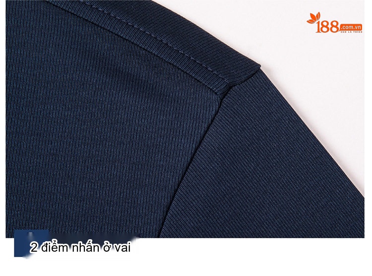 Áo Polo Nam Tay Ngắn 100% Lụa Tằm Cao Cấp Màu Xanh Navy, Xanh Ngọc chi tiết 16