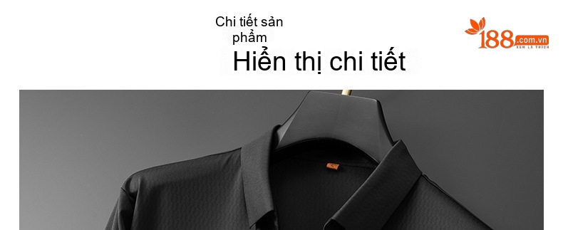 Áo Thun Cổ Bẻ Nam Tay Ngắn Form Rộng Thoáng Mát Màu Đen, Xám, Trắng chi tiết 27