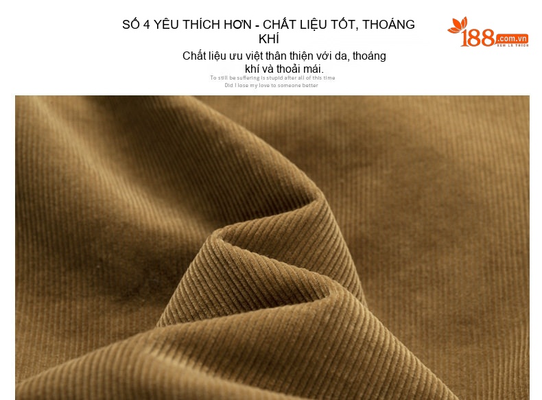 Áo Khoác Nam Vải Nhung Gân Cổ Bẻ Kiểu Hàn Quốc Màu Xám, Xanh Rêu, Nâu chi tiết 2