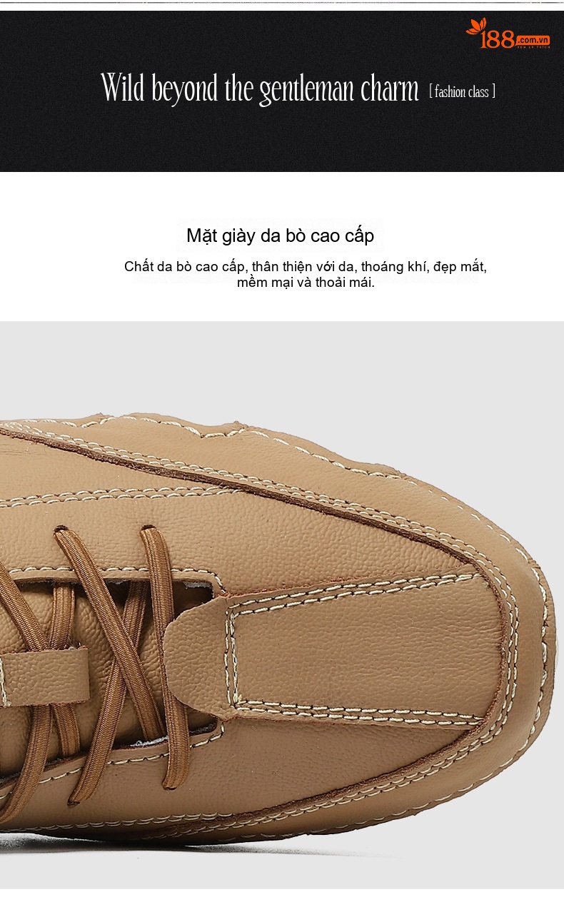 Giày Martin Cổ Cao Nam Nữ Da Bò Lót Lông Chiều Cao Đế Khoảng 3cm Màu Nâu, Đen chi tiết 7