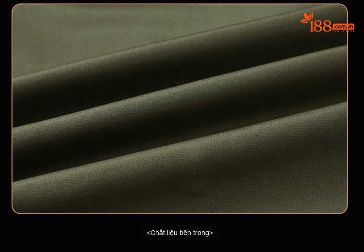 Áo Khoác Bomber Nam Cotton Giặt Nước Nhiều Túi Dáng Rộng Màu Đen, Xanh Olive, Nâu Vàng chi tiết 19