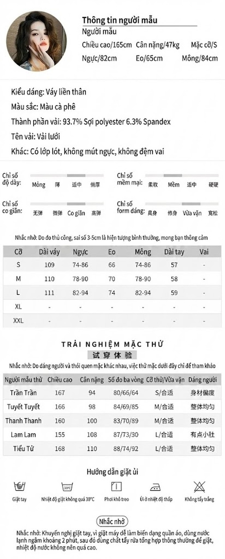 Váy Ôm Body Dài Tay Họa Tiết Cổ chữ V French Retro Thắt Eo chi tiết 2
