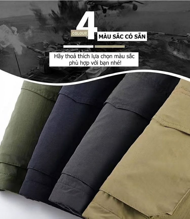 Áo Gile Nam Hai Mặt Lót Lông Dày Dặn Nhiều Túi Phong Cách Công Sở Màu Be, Xanh Rêu, Xám, Xanh Navy chi tiết 2