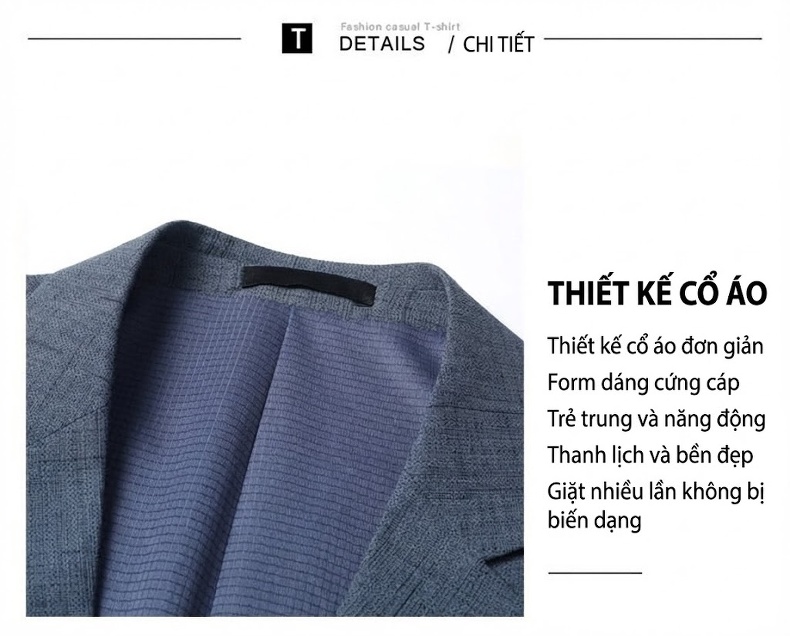 Áo Vest Nam Trung Niên Vải Dệt Kim Phong Cách Doanh Nhân Màu Xám Xanh chi tiết 5