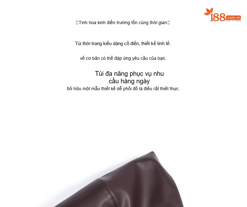Túi Đeo Vai Nữ Da Mềm Form Tote Lớn Đựng Vừa A4 Phong Cách Công Sở Màu Nâu, Be, Xanh Olive chi tiết 7
