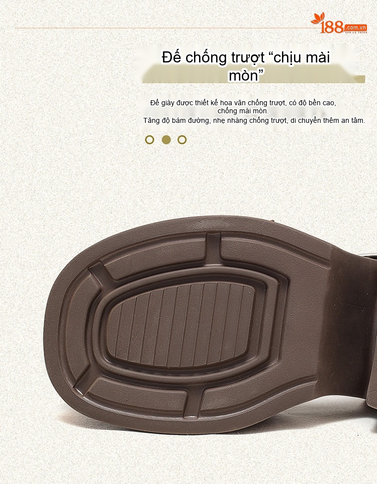 Giày Sandal Cao Gót Nữ Đầu Cá Da Bò Khóa Lớn Gót Cao 8cm Màu Nâu, Trắng, Đen chi tiết 6