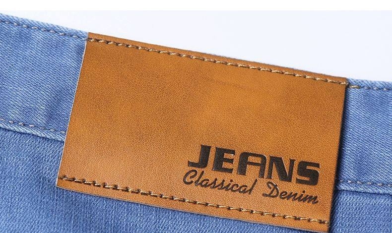 Quần Jean Dài Nam Ống Đứng Co Giãn Vừa Vặn Màu Xanh Navy chi tiết 28