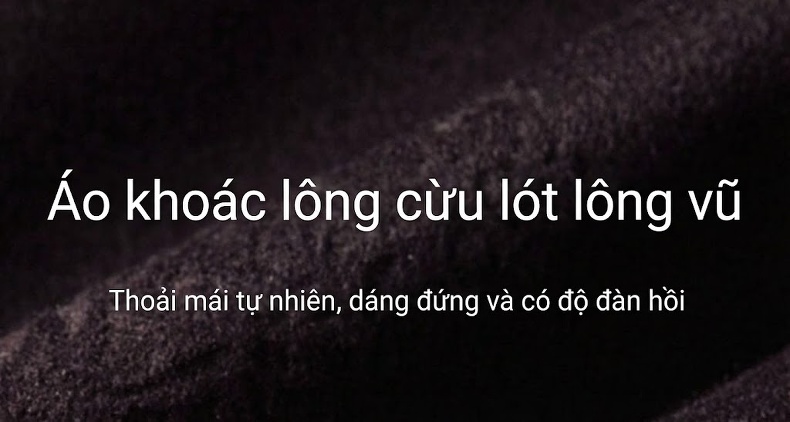 Áo Khoác Dạ Nam Trung Niên Cổ Tàu Khuy Tàu Tháo Rời Lớp Lót Lông Vũ Màu Đen, Nâu chi tiết 1