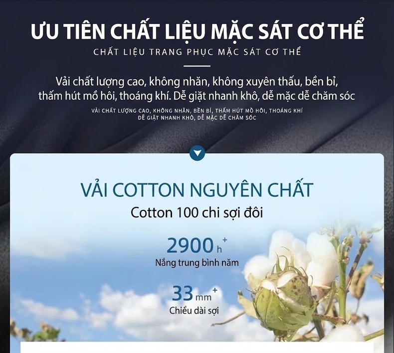Áo Sơ Mi Nam Tay Ngắn Cotton Kẻ Sọc Thoáng Mát Màu Xám, Xanh Dương, Vàng chi tiết 1