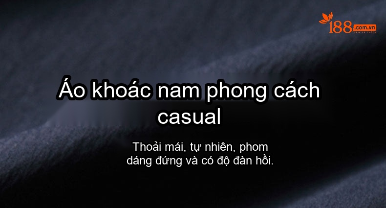 Áo Khoác Nam Cổ Bẻ Dáng Áo Sơ Mi Mỏng Nhẹ Màu Xanh Navy, Xám, Ghi chi tiết 1