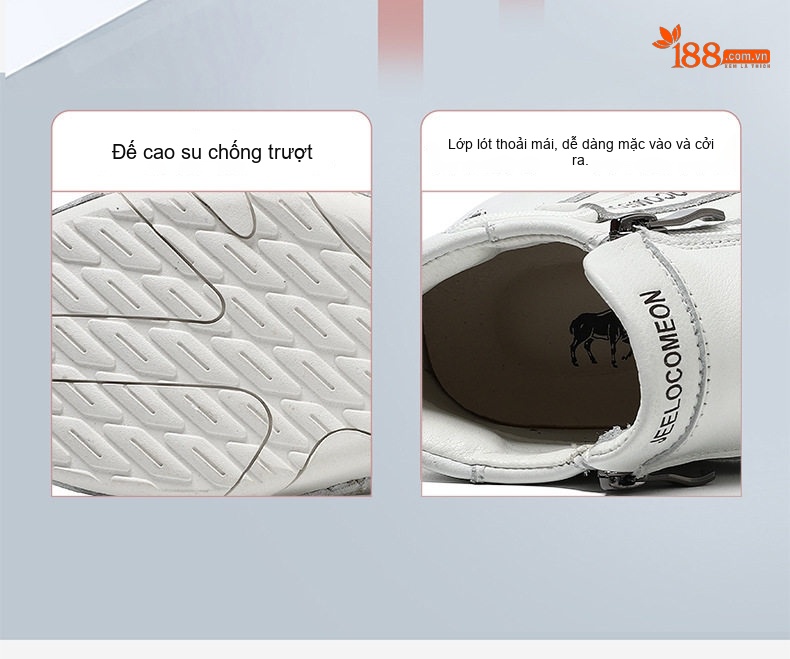 Boot Martin Nữ Da Thật Lót Lông Cao Cổ Đế Cao Su 3cm chi tiết 7