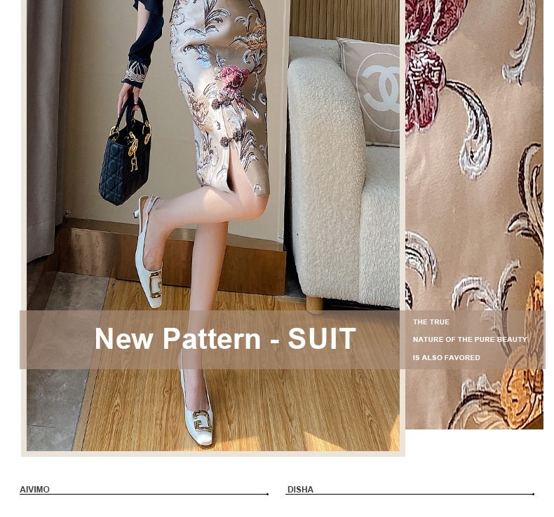 Set Áo Sơ Mi Tay Dài Cổ Nơ và Chân Váy Ôm Satin Cao Cấp Màu Đen, Vàng Be chi tiết 5