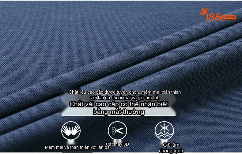 Áo Thun Polo Nam Tay Dài Cotton Thoải Mái Chống Nhăn Phong Cách Công Sở Màu Xám, Xanh, Đỏ chi tiết 2