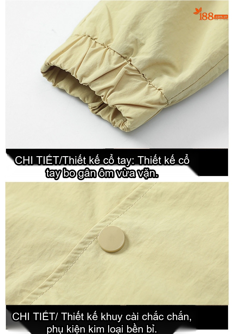 Áo Khoác Nam Kiểu Công Sở Retro Dáng Rộng Phong Cách Thể Thao Màu Vàng, Kem, Đen chi tiết 11