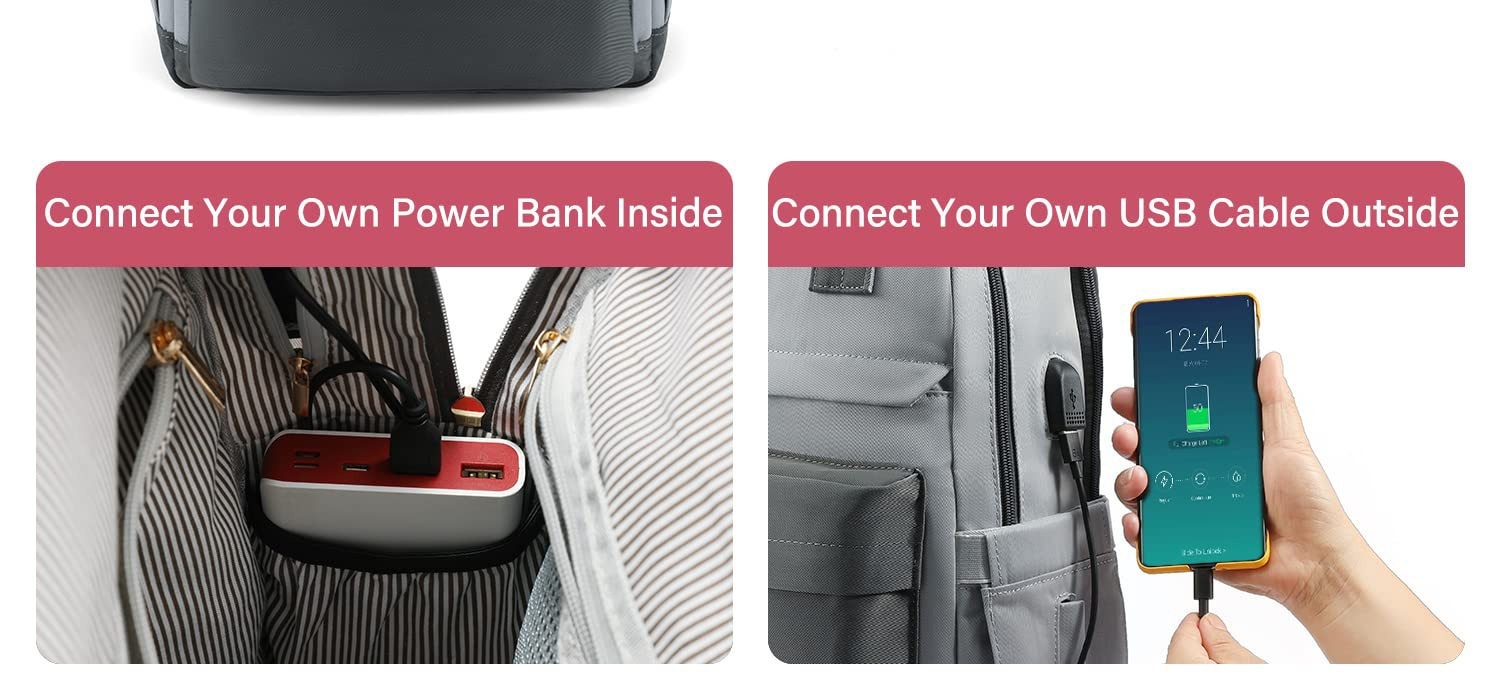 Balo Nữ Thời Trang Đựng Laptop Cỡ Lớn Kiểu Túi Hộp Có Tay Cầm Màu Be, Xám, Đen, Trắng... chi tiết 36